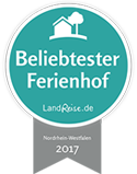 Beliebtester Ferienhof Nordrhein-Westfalen 2017